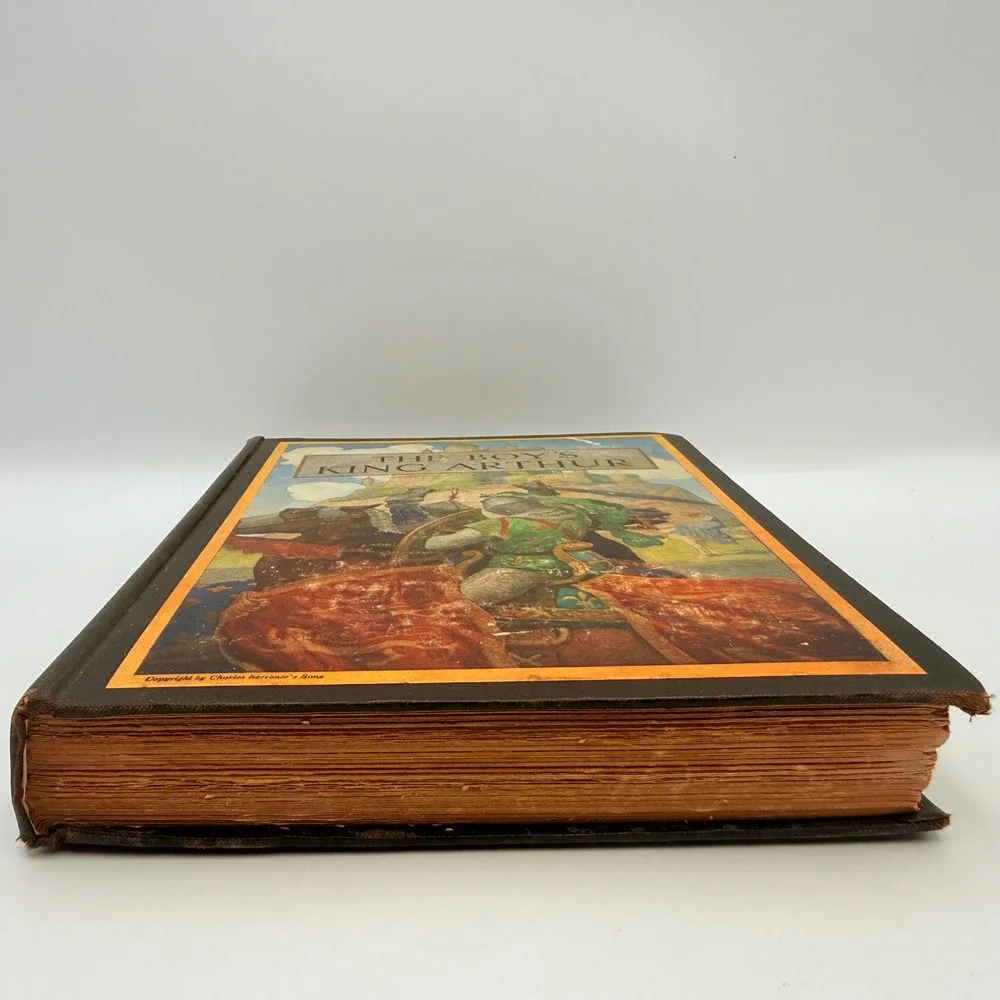 The Boys King Arthur Sidney Lanier NC Wyeth Illustrated Complete 1922 Scribners